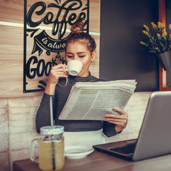 Coffee is Always a Good Idea Metal Art