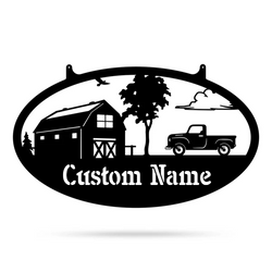 Your Customizable Farm Sign -Pick Up Truck