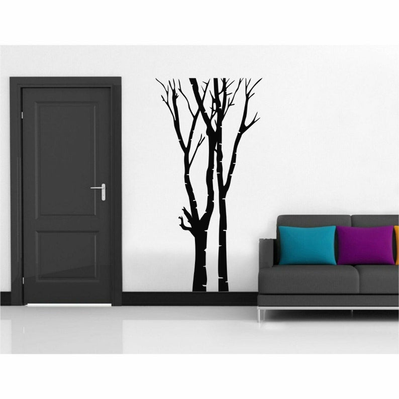 Dry Tree Silhouette Wall Art