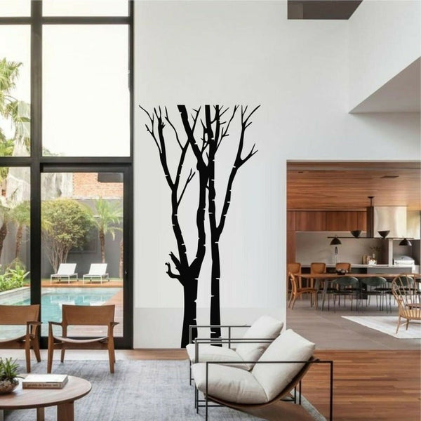 Dry Tree Silhouette Wall Art